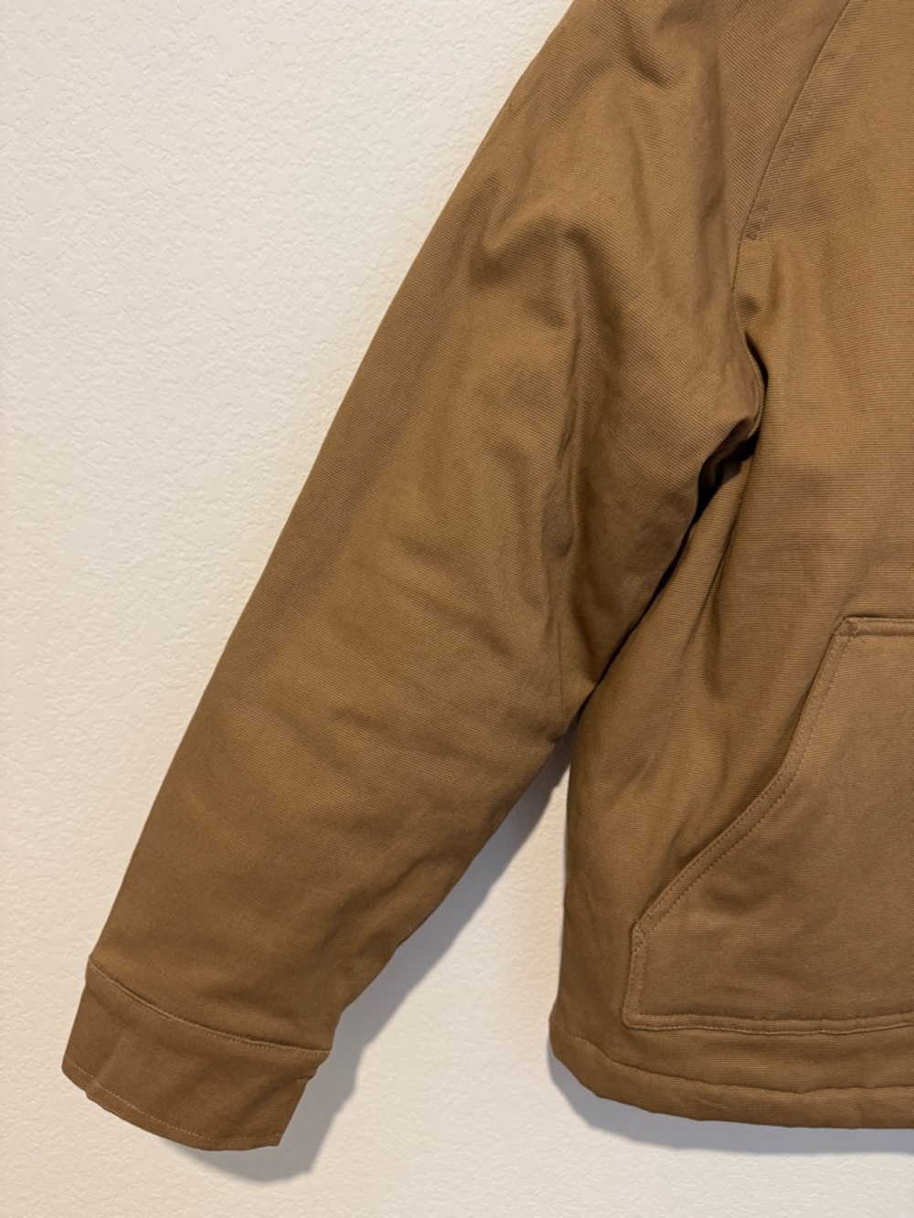 Thread and Supply Brown Canvas Barn Jacket Quilted - Picture 2 of 7